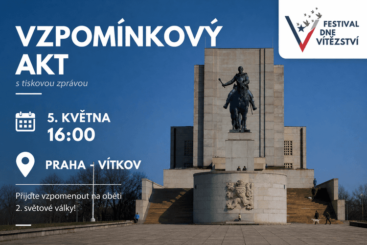 Vzpomínkový akt k 81. výročí v Praze - plakát